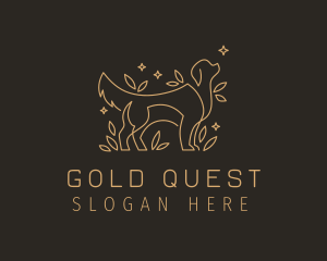 Gold Dog Boutique logo design