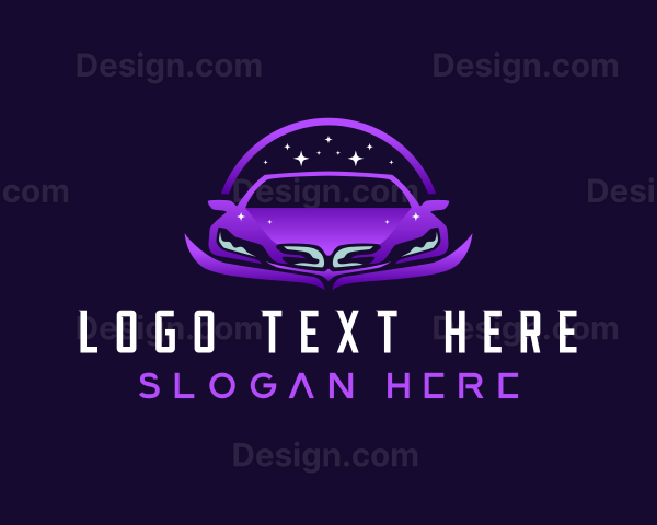 Luxury Sedan Auto Logo