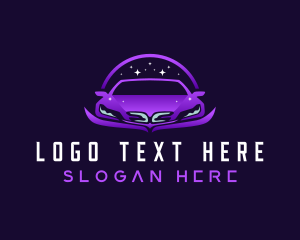 Luxury Sedan Auto Logo