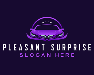 Luxury Sedan Auto Logo