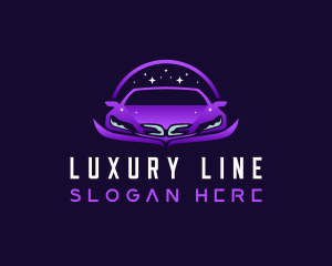 Luxury Sedan Auto logo design