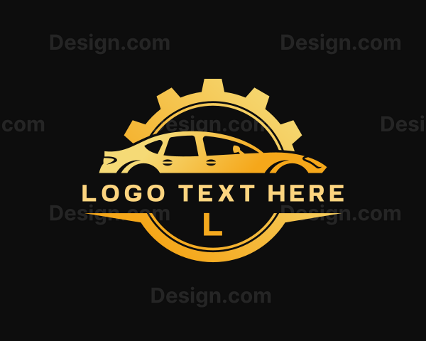 Car Gear Mechanic Logo