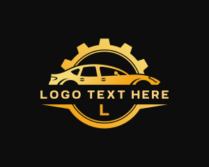 Car Gear Mechanic logo