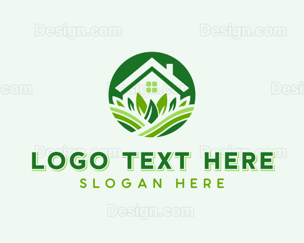 Residential Backyard Landscaping Logo