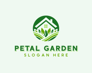 Residential Backyard Landscaping  logo design