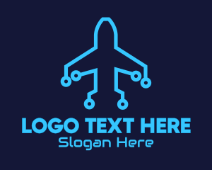Blue Airplane Tech logo