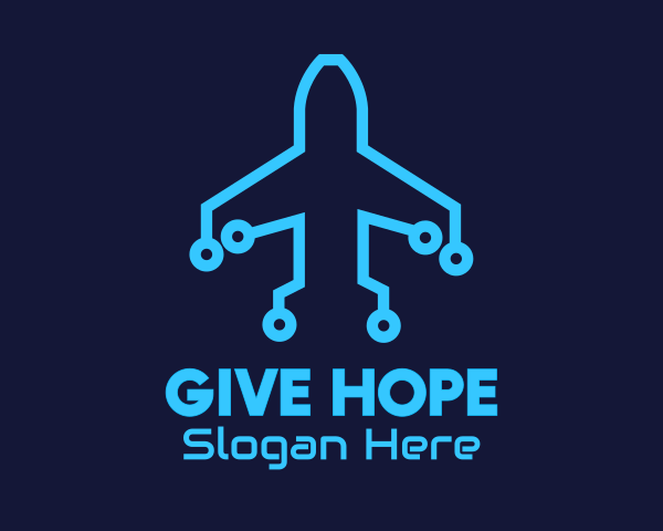 Blue Plane logo example 3