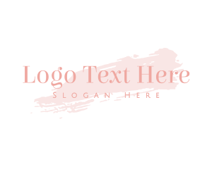 Feminine Cosmetic Brush logo