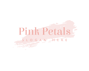 Feminine Cosmetic Brush logo design