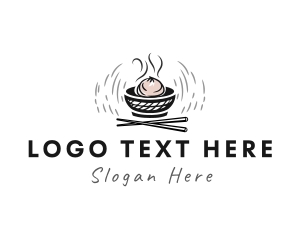 Dim sum Food Restaurant logo