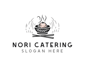 Dim sum Food Restaurant logo design