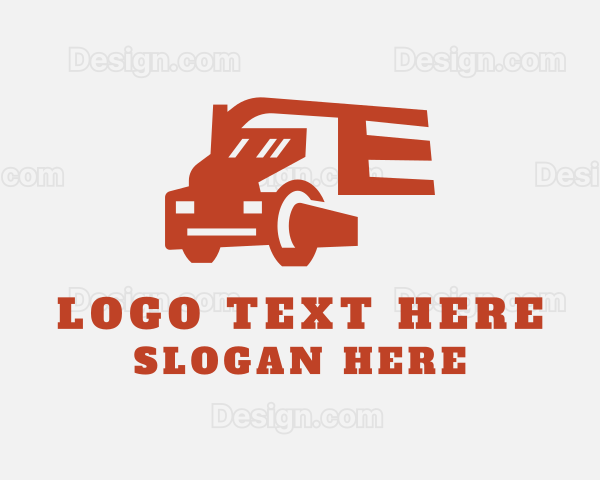 Freight Delivery Vehicle Logo