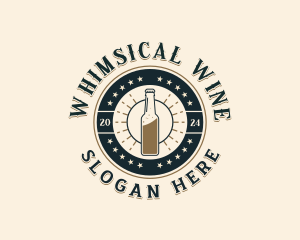 Hipster Liquor Pub logo design