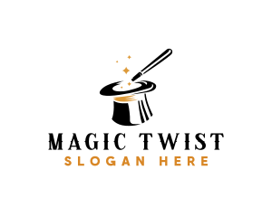 Magician Hat Trick logo design