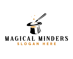 Magician Hat Trick logo design