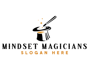 Magician Hat Trick logo design