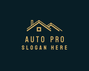 Roof Home Renovation Logo