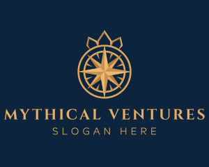 Premium Compass Crown logo design