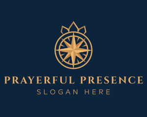 Premium Compass Crown logo design