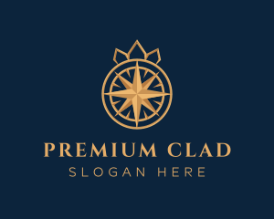 Premium Compass Crown logo design