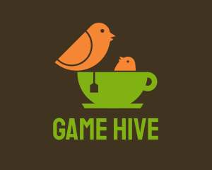 Pigeon Green Tea  logo