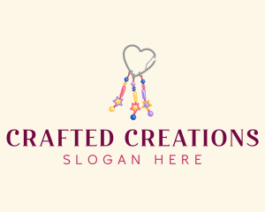 Keychain Beads Accessories logo design