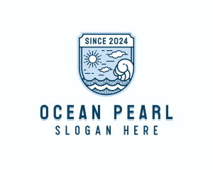 Surfer Ocean Tide logo design