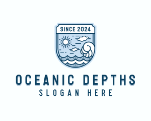 Surfer Ocean Tide logo design