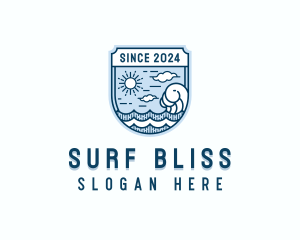 Surfer Ocean Tide logo