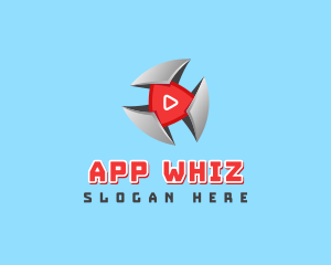 Digital Media Player App logo design