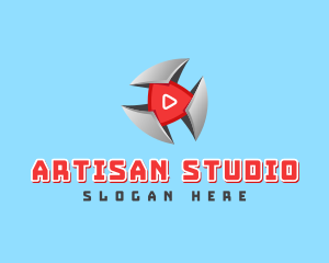 Digital Media Player App logo design