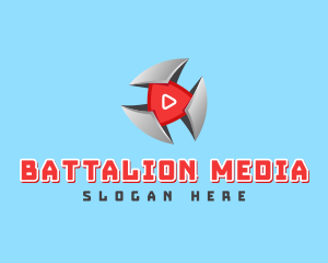 Digital Media Player App logo design