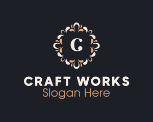 Floral Handicraft Pattern  logo