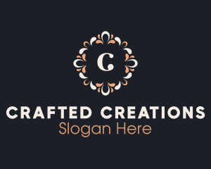 Floral Handicraft Pattern  logo