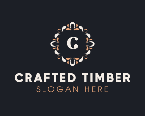 Floral Handicraft Pattern  logo design