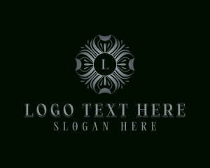 Luxury Flower Jewelry Logo