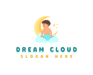 Baby Boy Cloud logo design