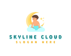 Baby Boy Cloud logo design