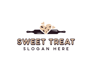 Cookie Heart Pastry logo design
