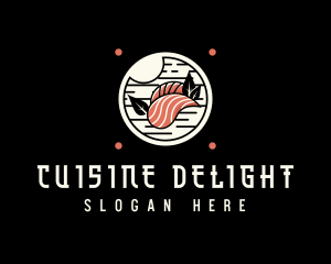 Asian Restaurant Sushi logo design