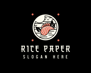 Asian Restaurant Sushi logo design