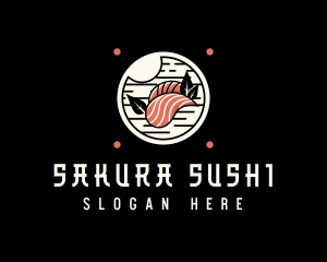 Asian Restaurant Sushi logo design