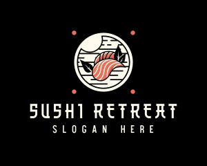 Asian Restaurant Sushi logo design