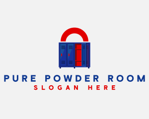 Office Storage Locker logo design