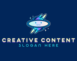 Creative Alien Orbit logo design