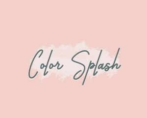 Splatter Beauty Watercolor logo