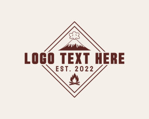 Volcano Bonfire Camping logo