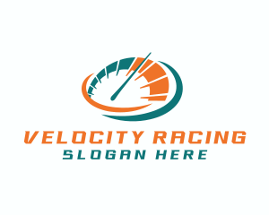 Vehicle Speed Meter logo design