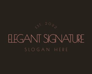 Elegant Beauty Business logo design