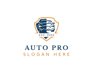 Auto Car Shield logo design